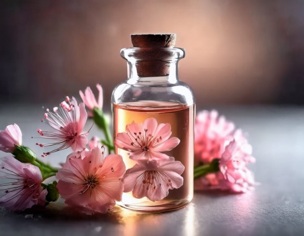 Une fiole de liquide de Fleurs de Bach